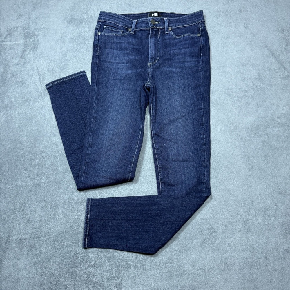 Paige Jeans Womens 27x29 Hoxton Ankle Skinny Charing Stretch USA Stretch Denim